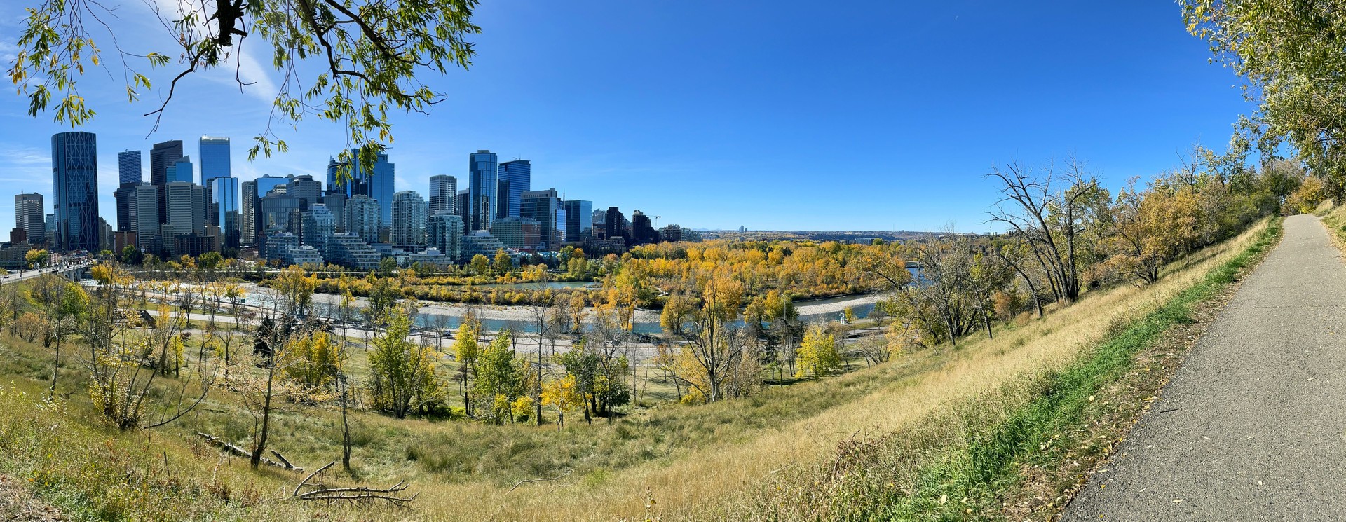 Panoramic Cityscape of Calgary, Alberta, Canada